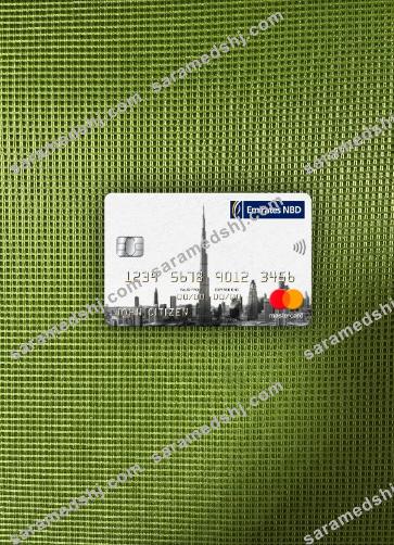 UAE Dubai Emirates NBD bank mastercard photolook front